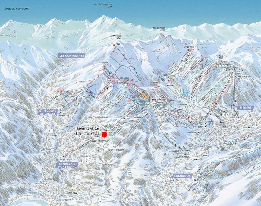 Studio Bettex 4P- Vue Mont-Blanc Saint-Gervais-les-Bains Esterno foto